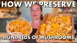 This Is How We Preserve Our Mushroom Harvest