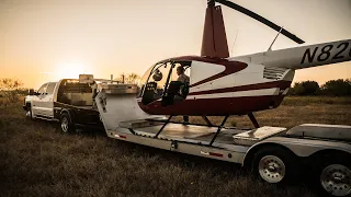 Father and Son Helicopter Hog Hunt Texas