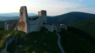 Elizabeth Bathory's Cachtice Castle. Slovakia