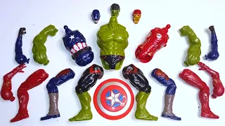 Assemble Marvel Toys Action Figures ~ CAPTAIN AMERICA VS HULK VS IRONMAN ~ Avengers Assemble Toys