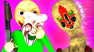 Baldi vs SCP 2: FAKE Sculpture (SCP 173 Bob Animation 3D)