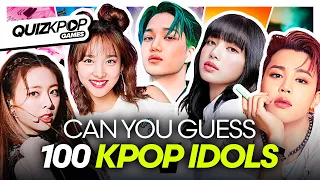 GUESS THE 100 KPOP IDOLS IN 3 SECONDS | QUIZ KPOP GAMES 2022 - KPOP QUIZZES TRIVIA