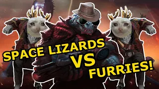 Space Lizards VS Furries - Age of Wonders: Planetfall Invasions