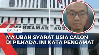 Pengamat Politik, Yunarto Wijaya Angkat Bicara soal MA Ubah Syarat Usia Calon di Pilkada