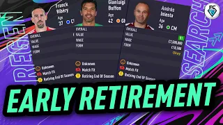 FIFA 21 REGENS: EARLY RETIREMENT