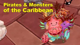 Adult Hornacle Unlocked Looks Like Pirates of the Caribbean in My Singing Monsters