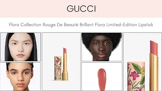 GUCCI BEAUTY Flora Collection Rouge De Beauté Brillant Flora Limited-Edition Lipstick