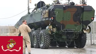 US Marines train with Amphibious Combat Vehicles (ACV)