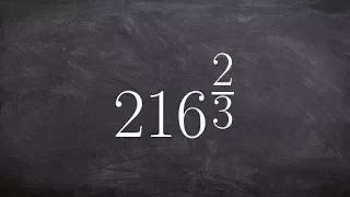 Learn how to evaluate a number raised to a rational exponent