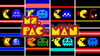 Ms. Pac-Man | Eating All Ghosts in (almost) Every Version