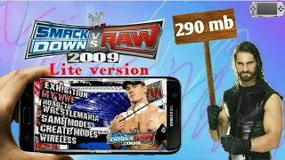 WWE Smackdown Vs Raw 2009 Lite Version For Android | In hindi