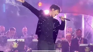 Димаш / Dimash ~ The Love of Tired Swans ~ Igor Krutoy Concert , Minsk Belarus 2019 fancam