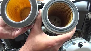 Replacing a 2013 Honda CB1100 air filter