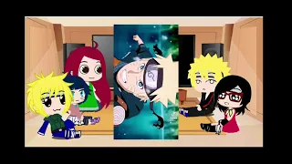 Boruto+Himawari+Sarada+Minato+Kushina react to Naruto and Boruto (1/????) one spezial guest