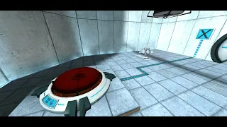 Portal: [World Record] - Chamber 00, 1 m:11 seconds, softlock% (inbounds)