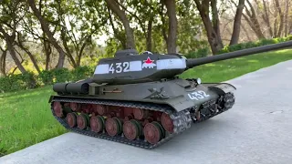 TAIGEN 1/16 RC RUSSIAN TANK JS-2 METAL VERSION - TEST RUN