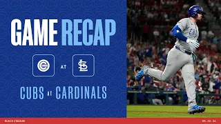 Cubs vs. Cardinals Game Highlights | 5/26/24