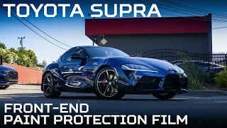 Toyota Supra - PPF Clear Bra Paint Protection Film - Front End
