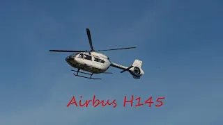 Airbus H145 starting Engine and Taking off.