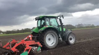 Deutz Agrotron K 100 beim Scheiben