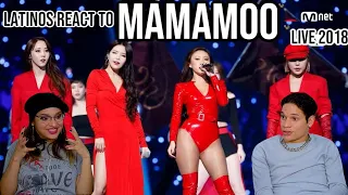 Latinos react to MAMAMOO - MAMA 2018 in JAPAN REACTION | FEATURE FRIDAY ✌