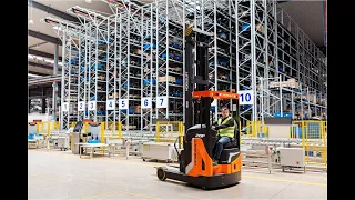 The newest pro range reach truck RT16/20P of Noblelift