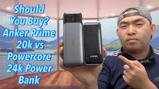 Should You Buy? Anker Prime 20k vs Powercore 24k Power Bank