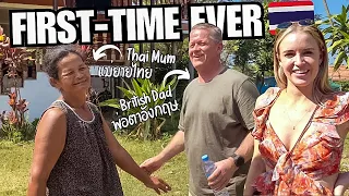 British Dad & Sister's FIRST TIME Meeting THAI Family In Rural THAILAND 🇹🇭  [ซับไทย]