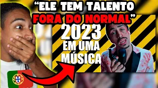 PORTUGUÊS 🇵🇹 reage a 2023 EM UMA MÚSICA | Lucas Inutilismo