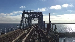 NYC Subway HD 60fps: Budd R32 A Train Round Trip Railfan Window (Grant Ave-Far Rockaway) Time-lapse