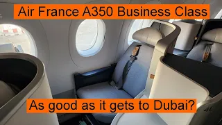 Trip Report: Air France Business Class A350 CDG to Dubai