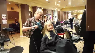 J gets her 1st haircut ever