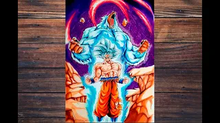 Drawing Goku Mastered Ultra Instinct Legendary Ozaru Background - 800 SUBS SPECIAL!!