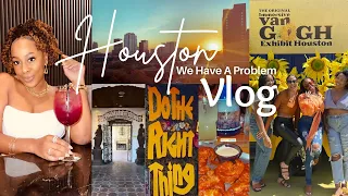 Houston, TX Vlog |  Girls Trip + 4 Ever Friends + Van Gogh Art + Food + Spa + MORE | KHADIJAH CORRIE