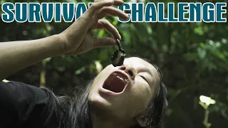 JUNGLE MAN | 6 MONTHS SURVIVAL | CATCHING & EATING SNAILS IN THE DEEP FOREST | EP6