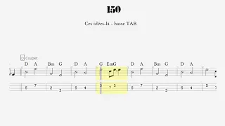 Ces idées-là - BASS TAB