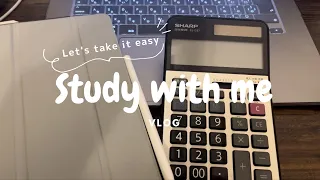 8.【Study with me】I did a review. I want to study hard.