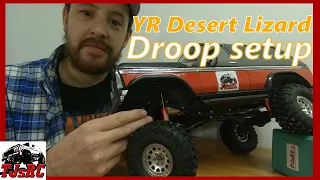 Yeah Racing Desert Lizard shocks - How to Setup & tune to run droop