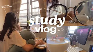 jhs diaries 💌 a pretty stressful week, getting things done, balancing life — a study vlog