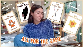 (re)reading my favorite series OF ALL TIME 🦊🧡 all for the game + the sunshine court reading vlog