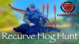 Can a 45# recurve kill a hog?!