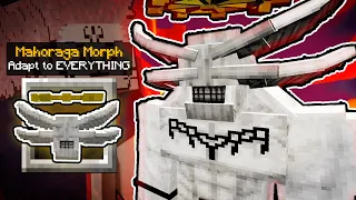 Adapting as The Divine General MAHORAGA inside Minecraft Jujutsu Kaisen!