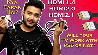 HDMI 1.4 vs 2.0 vs 2.1 | Should You Upgrade Your HDMI Cables? | Will Your TV Work with PS5 or Not?