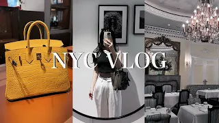 Living in New York | Traveling to Italy and Paris from New York 🤍 | alo | Hermes Croco Birkin 25 