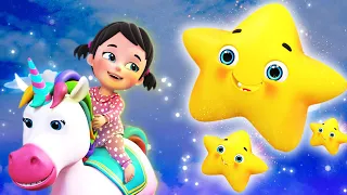 Twinkle, Twinkle, Little Star 2 (4K) | Kids Songs & Nursery Rhymes By Blue Fish