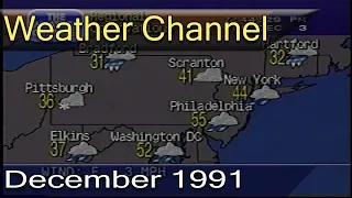 The Weather Channel - December 1991