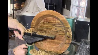 Wood Turning - Part 1 of my  Impossible Bowl.  Made from wet spalted red oak.