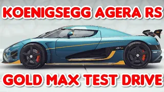 Asphalt 9 - KOENIGSEGG AGERA RS | Exclusive Gold Max Test Touchdrive 🔥