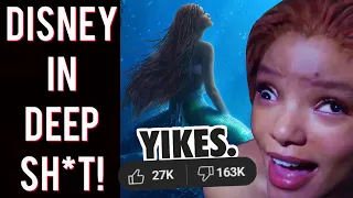 WRECKED! Disney's NEW "The Little Mermaid" official trailer gets DISLIKED into the ground!