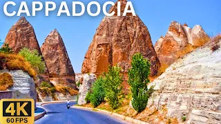 Scenic Drive 4K: Cappadocia (Kapadokya) Turkey - Extraordinary Landscape
